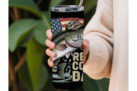 Reel Cool Dad 20oz Tumbler Wrap Sublimation DesignSVG 