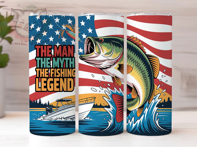 Reel Cool Fishing Dad Tumbler, Fishing Dad Tumbler, Bass Fishing Present, Angler Drinkware, Lake Life Design, Fish Hunter Cup, Fishing Humor Gift Sublimation Lara' s Designs 