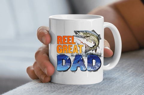 Reel great dad Sublimation Design Sublimation Regulrcrative 