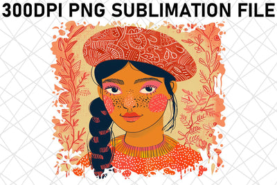 Refined Lady PNG Design - Sublimation Sublimation afrosvg 