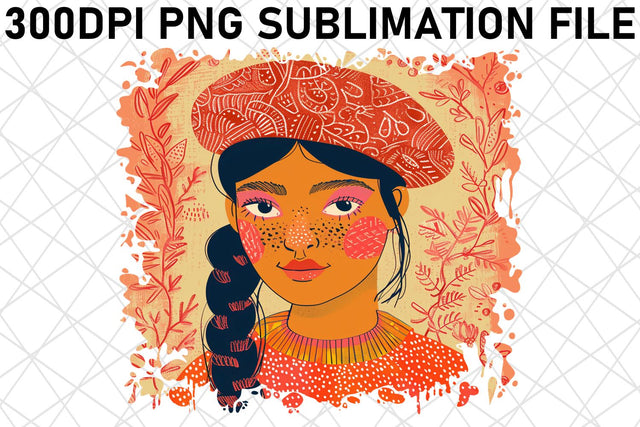 Refined Lady PNG Design - Sublimation Sublimation afrosvg 