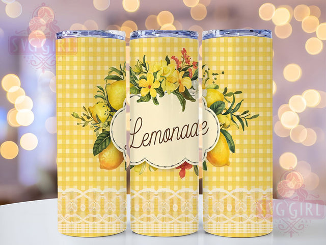 Refreshing Juicy Lemonade Tumbler Design, 20oz Citrus Wrap, Fresh Lemon Tumbler, Summer Drink Sublimation, Yellow Fruit Tumbler, Refreshing Lemonade Wrap, Juicy Lemon Tumbler Sublimation SvggirlplusArt 