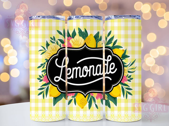 Refreshing Juicy Lemonade Tumbler Design, 20oz Citrus Wrap, Fresh Lemon Tumbler, Summer Drink Sublimation, Yellow Fruit Tumbler, Refreshing Lemonade Wrap, Juicy Lemon Tumbler Sublimation SvggirlplusArt 