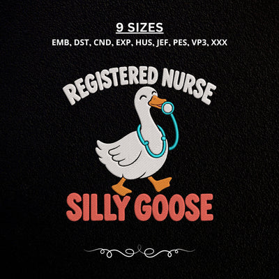 Registered Nurse Embroidery Design – Nurse Stethoscope Heart Machine Embroidery File Embroidery/Applique DESIGNS PatternFeed8 