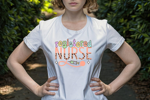 Registered Nurse PNG Sublimation Design Sublimation CraftLabSVG 