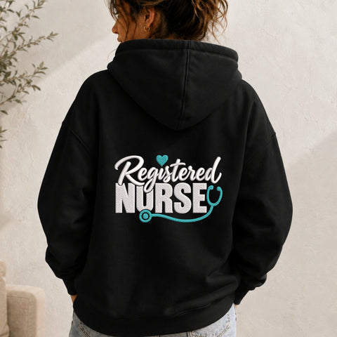 Registered Nurse RN Embroidery Design – Medical Caduceus Nursing Machine Embroidery File Embroidery/Applique DESIGNS PatternFeed8 