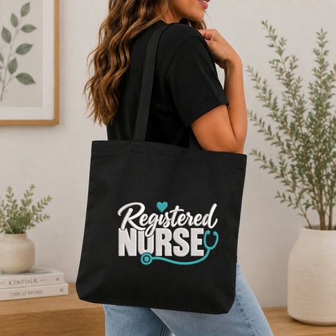 Registered Nurse RN Embroidery Design – Medical Caduceus Nursing Machine Embroidery File Embroidery/Applique DESIGNS PatternFeed8 