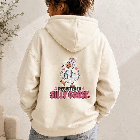Registered Nurse Silly Goose Embroidery Design – Funny Nurse Goose Stethoscope Machine Embroidery File Embroidery/Applique DESIGNS PatternFeed8 