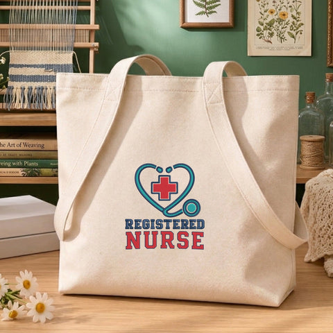 Registered Nurse Stethoscope Embroidery Design – RN Medical Cross Machine Embroidery File Embroidery/Applique DESIGNS PatternFeed8 
