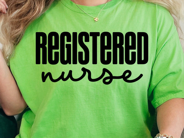 Registered Nurse SVG, RN Files for Cricut, Silhouette Svg SVG DesignDestine 