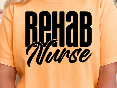 Rehab Nurse SVG, PNG, Cricut & Silhouette Files SVG DesignDestine 