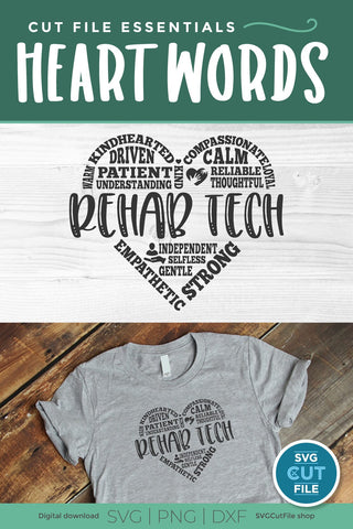 Rehab Tech svg, rehabilitation svg, rehab svg SVG SVG Cut File 