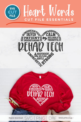 Rehab Tech svg, rehabilitation svg, rehab svg SVG SVG Cut File 