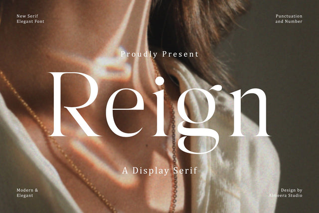 Reign – Display Serif Font Font studioalmeera 
