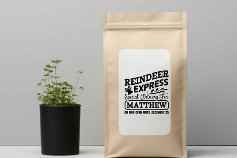Reindeer express special delivery for matthew do not open until december 25 SVG Angelina750 