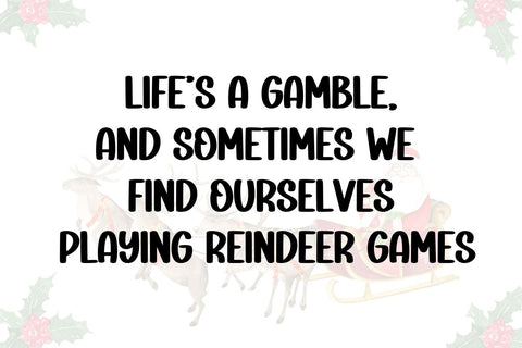 Reindeer Games Font Masyafi Studio 