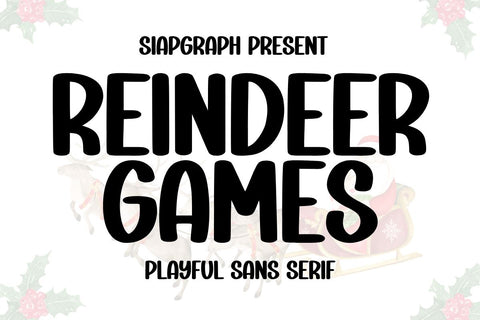 Reindeer Games Font Masyafi Studio 