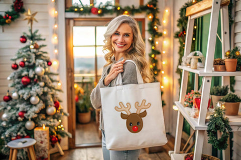 Reindeer Head Applique Embroidery Embroidery/Applique DESIGNS Designed by Geeks 