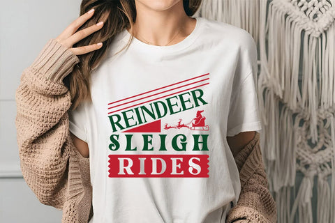 Reindeer Sleigh Rides SVG Angelina750 
