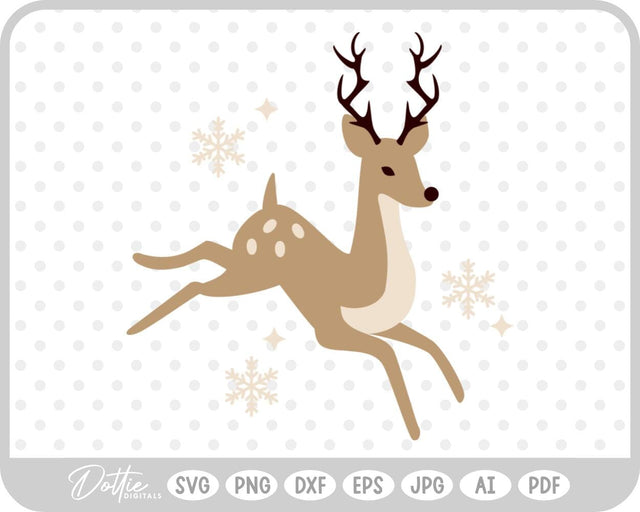 Reindeer SVG DottieDigitals 