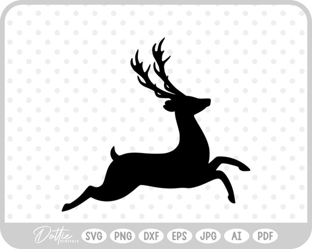 Reindeer SVG DottieDigitals 