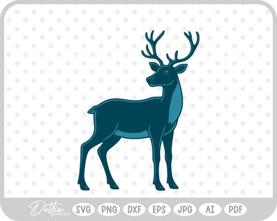 Reindeer SVG DottieDigitals 