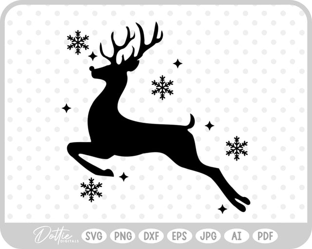 Reindeer SVG DottieDigitals 