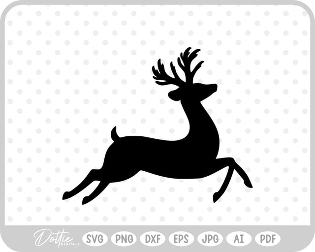 Reindeer SVG DottieDigitals 