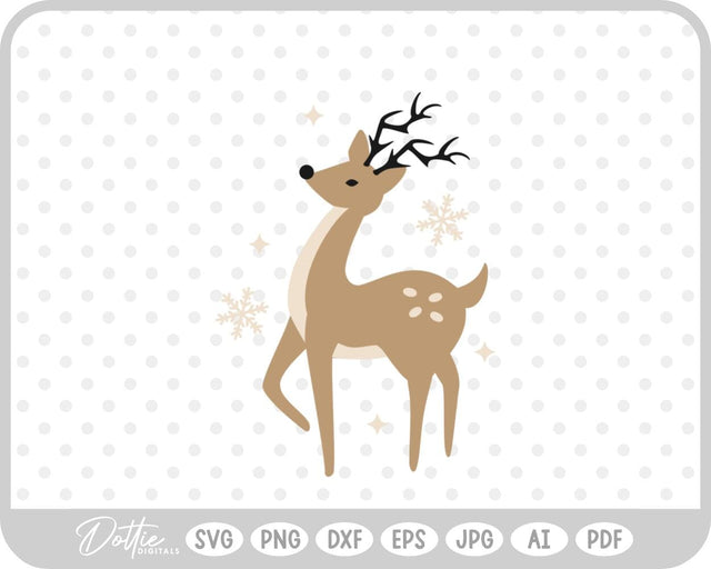 Reindeer SVG DottieDigitals 