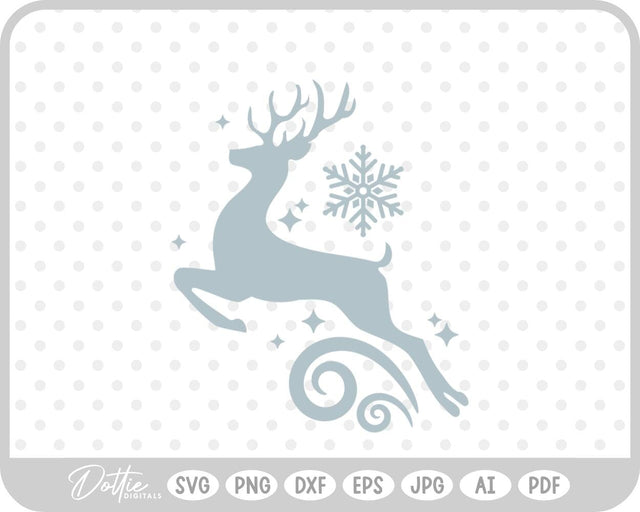 Reindeer SVG DottieDigitals 