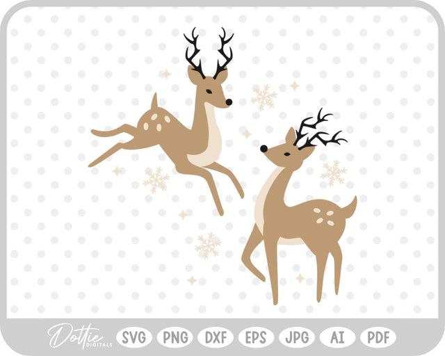 Reindeer SVG DottieDigitals 