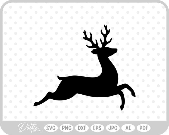 Reindeer SVG DottieDigitals 