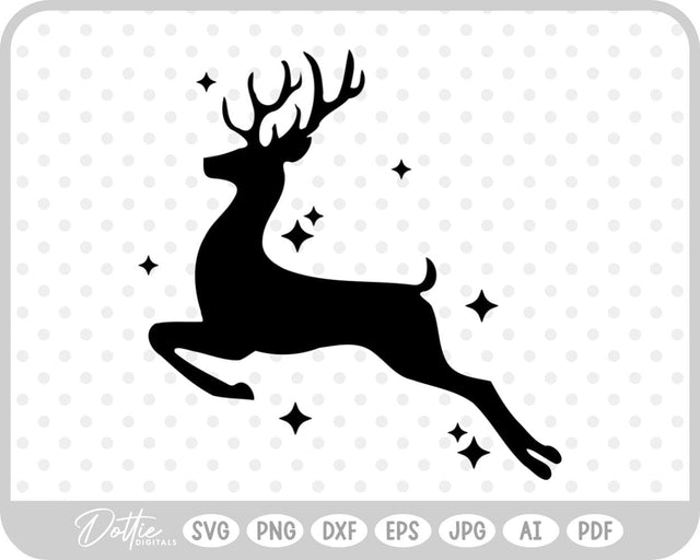 Reindeer SVG DottieDigitals 