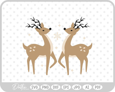Reindeer SVG DottieDigitals 