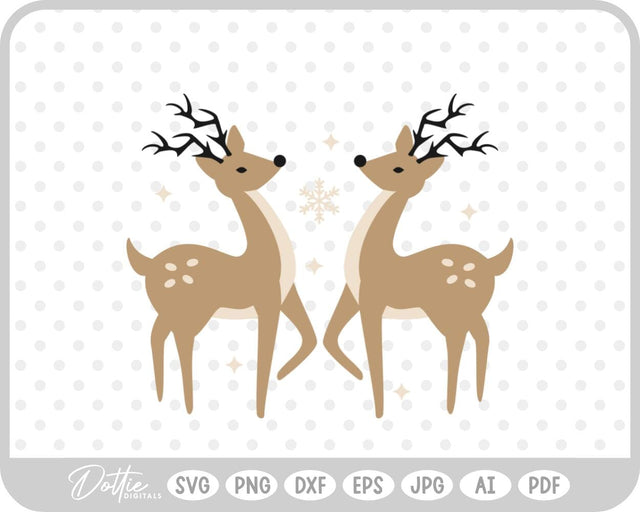 Reindeer SVG DottieDigitals 