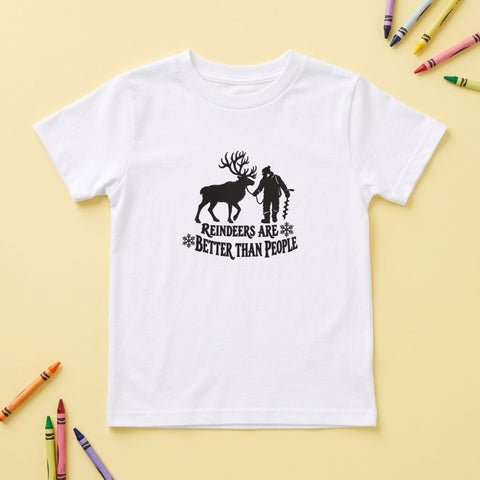 Reindeers Are Better Than People Embroidery Design – Funny Christmas Reindeer Winter Machine Embroidery File Embroidery/Applique DESIGNS PatternFeed8 