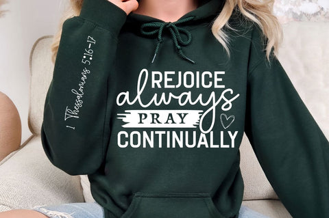 Rejoice Always Pray Sleeve SVG Design SVG Regulrcrative 
