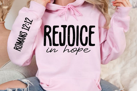 Rejoice In Hope Sleeve SVG Design SVG Regulrcrative 