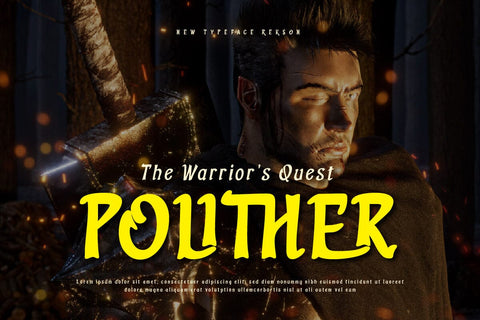 Rekson - Movie Display Font Font twinletter 