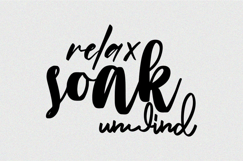 relax soak unwind SVG nirmal108roy 