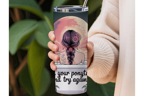 Relaxing Bath Time 20oz Tumbler Sublimation DesignSVG 