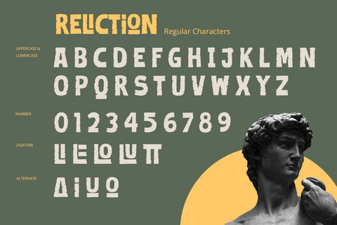 Reliction - Display Font Font Alpaprana Studio 