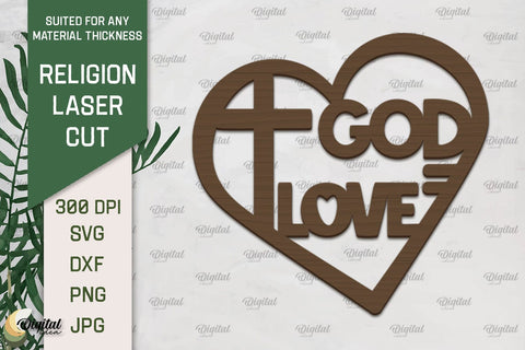 Religion Laser Cut Bundle. Wall Decor SVG Laser Cut SVG Evgenyia Guschina 