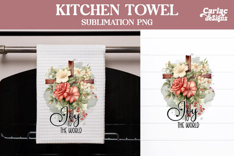 Religious Kitchen Towel Sublimation Bundle Sublimation Carla C Designs 