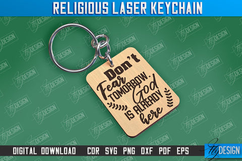 Religious Laser Keychain Bundle | Christian Phrases | Keychain Inscription | CNC File SVG Fly Design 