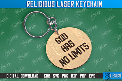 Religious Laser Keychain | Christian Phrases | Keychain Inscription | CNC File SVG Fly Design 