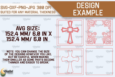 Religious Layered Laser Cut. Christian Decor SVG SVG Evgenyia Guschina 