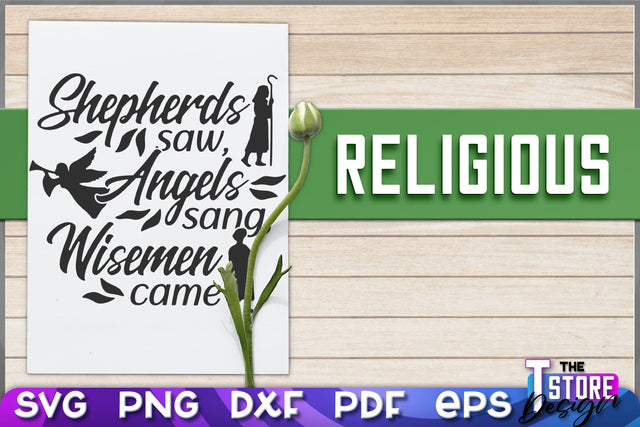 Religious SVG | Christian Phrases | SVG Inscription Design | SVG File v.1 SVG The T Store Design 