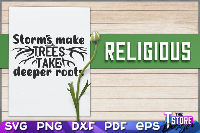 Religious SVG | Christian Phrases | SVG Inscription Design | SVG File v.1 SVG The T Store Design 