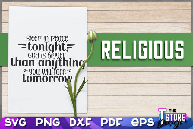 Religious SVG | Christian Phrases | SVG Inscription Design | SVG File v.1 SVG The T Store Design 